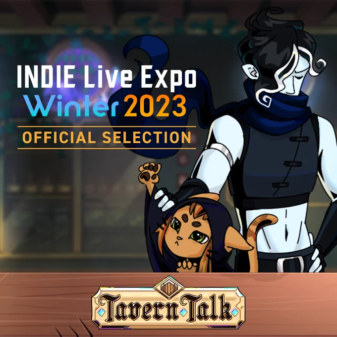 Melina reaching for the Indie Live Expo Winter 2023