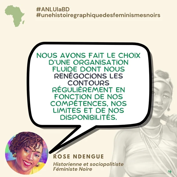 Silde 4: même décor et dans la bulle il est écrit : Nous avons fait le choix d'une organisation fluide dont nous renégocions les contours régulièrement en fonction de nos compétences, nos limites et de nos disponibilités.