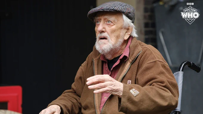 Bernard Cribbins as Wilfred Mott in 'Wild Blue Yonder'.