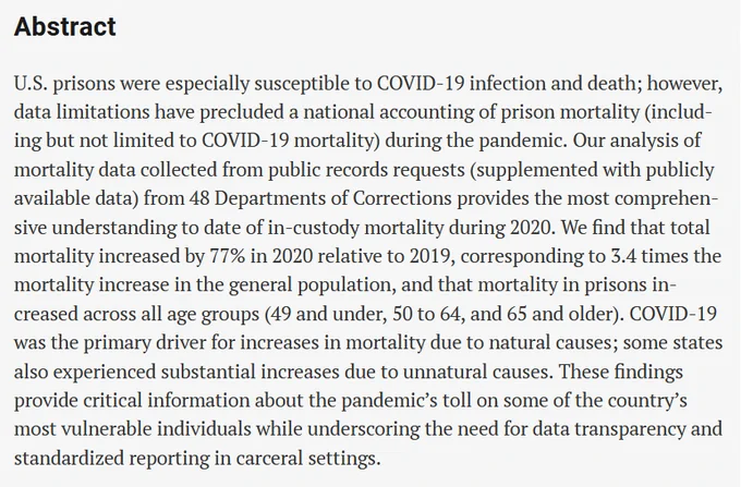 screenshot of abstract of article