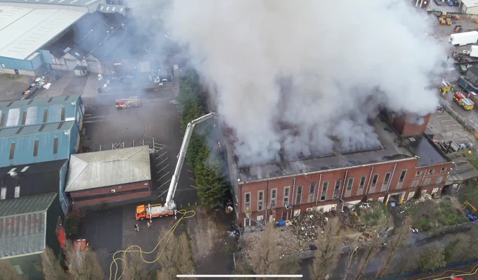 Aerial image of incident