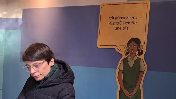 Josefine Paul besucht die Lernwelt im Naturgut Ophoven.