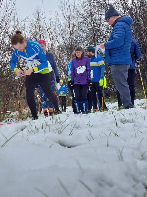 Orienteering in the snow Glasgow