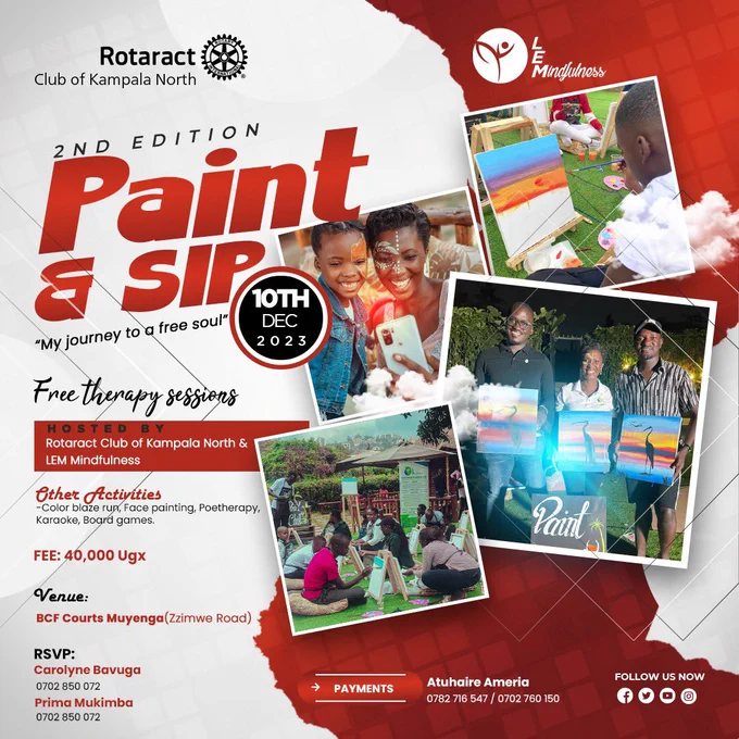 Paint and sip event at 40k