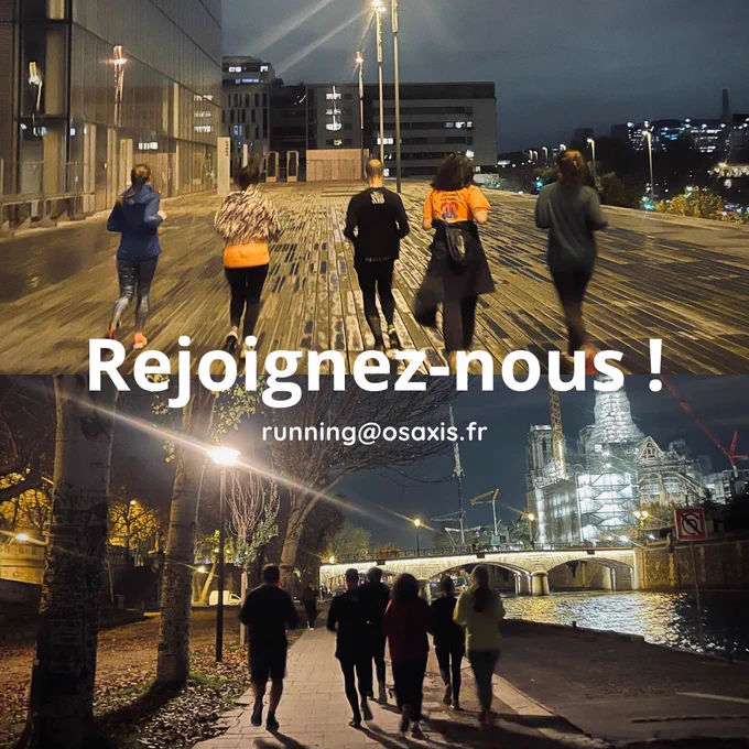Jogging afterwork OSAXIS