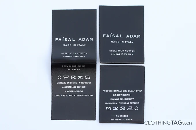 Professional creation of care label 2