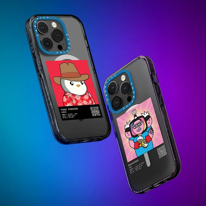 Introducing the NFTYC Verified Blue Camera Ring Cases for iPhone 15 Pro and iPhone 15 Pro Max!

Each case features unique serialized prints and onchain ownership verification. Elevate your device with the perfect blend of style and authenticity. Visit NFTYC.com for more details.