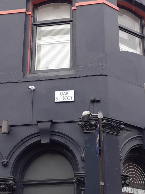 New street name on Band on the Wall