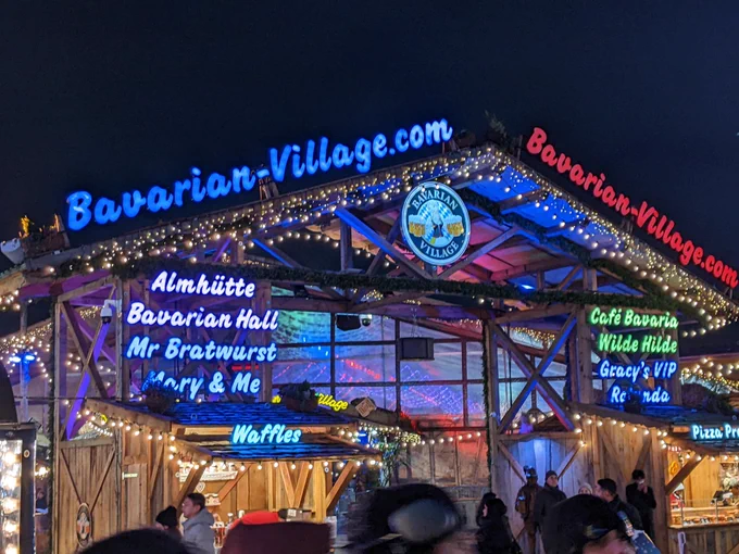 Bavarian Village at Winter Wonder Land Hyde Park 