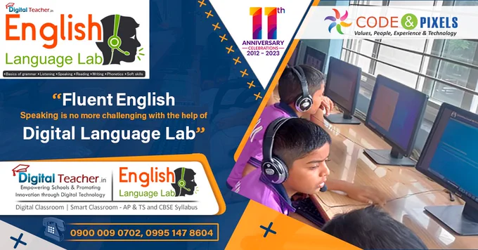Language Lab Speaking skill Software.
Fluent English Speaking is no more challenging with the help of Digital Language Lab