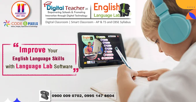 Improve your English-Speaking Skills
Improve your English Language Skills with Language Lab software.

