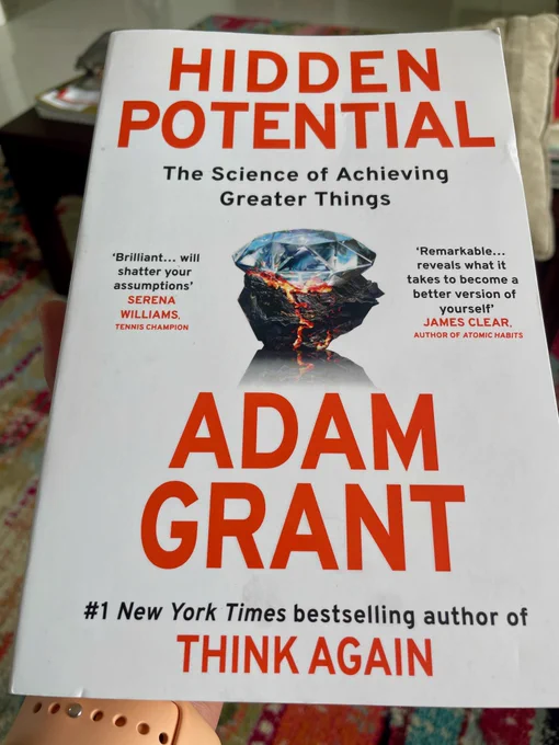 Picture of the book Hidden Potential by Adam Grant