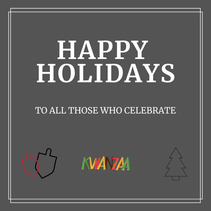 Happy holidays graphic