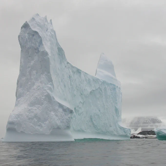 Iceberg in waters off Antarctica