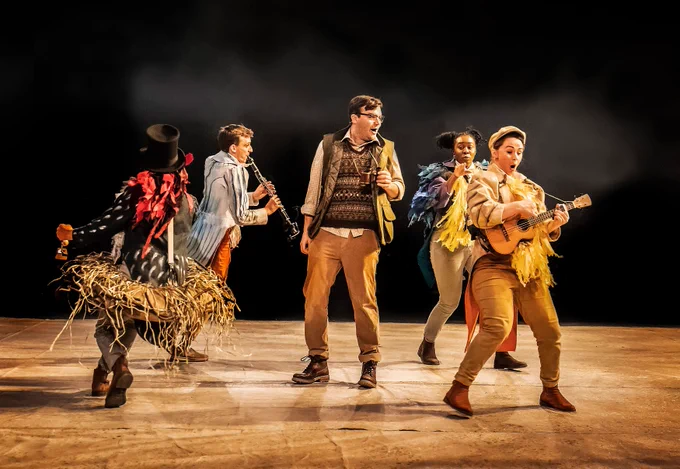 Charlie Venables, Aron de Casmaker, David Fallon, Peace Oseyenum and Katie Tranter in Cinderella: A Fairytale.