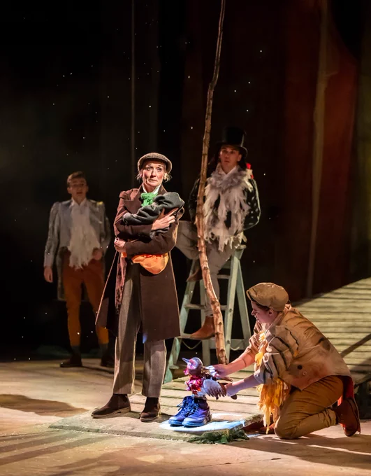 Zoe Lambert, David Fallon, Aron de Casmaker and Katie Tranter in Cinderella: A Fairytale.