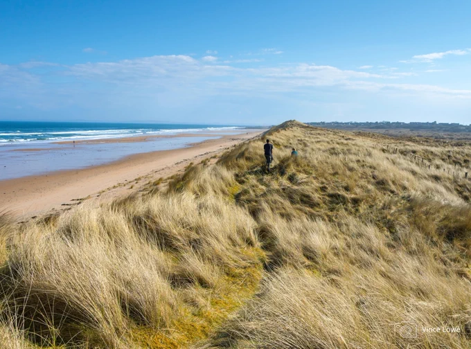 Coul Links dune system. Photo credit Vince Lowe