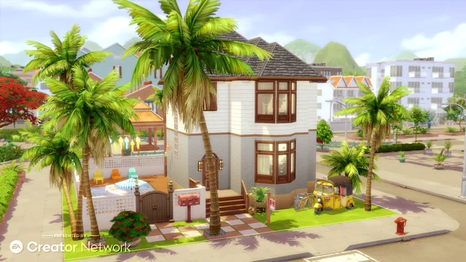 Town house in The Sims 4: For Rent