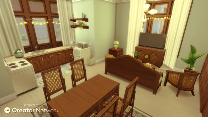 Town house in The Sims 4: For Rent