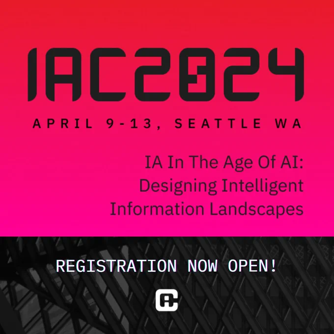 Registration for #IAC24 is Now Open! Secure your spot with special early bird pricing starting at just $450 USD until Feb 2. Image of IAC Logo.
