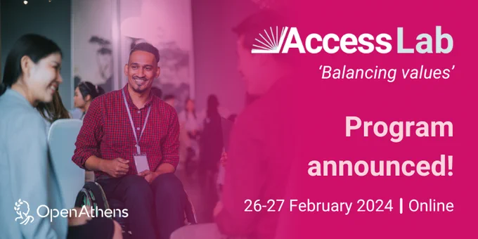 Access Lab 24 program announced! 26-27 February 2024. Online.