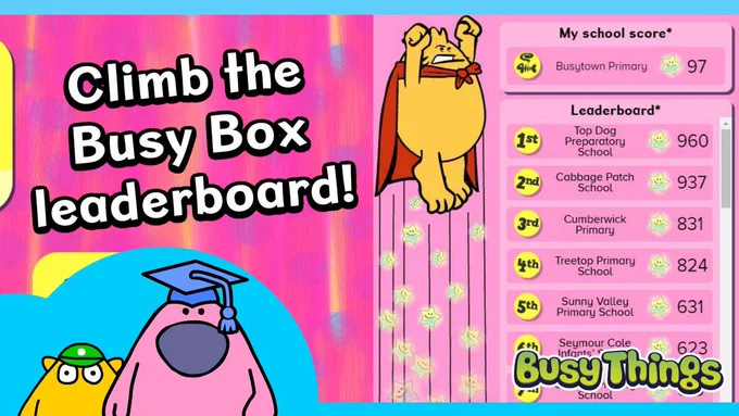 Busy Box includes lots of short activities that test a whole range of skills, great for general skill reinforcement and Golden Time