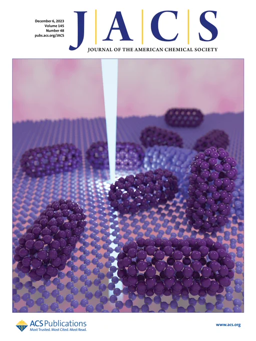 JACS Volume 145, Issue 48

Front cover image, depicting the article "Colossal C130 Fullertubes: Soluble [5,5] C130-D5h(1) Pristine Molecules with 70 Nanotube Carbons and Two 30-Atom Hemifullerene End-caps"