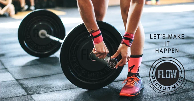 Photo of a male doing weight training in a leisure centre. Promoting recruitment of a Senior Fitness Instructor based in Stanford-le-Hope, Essex.