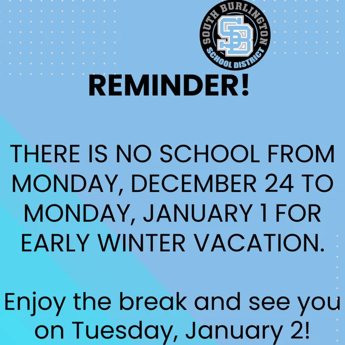 no school