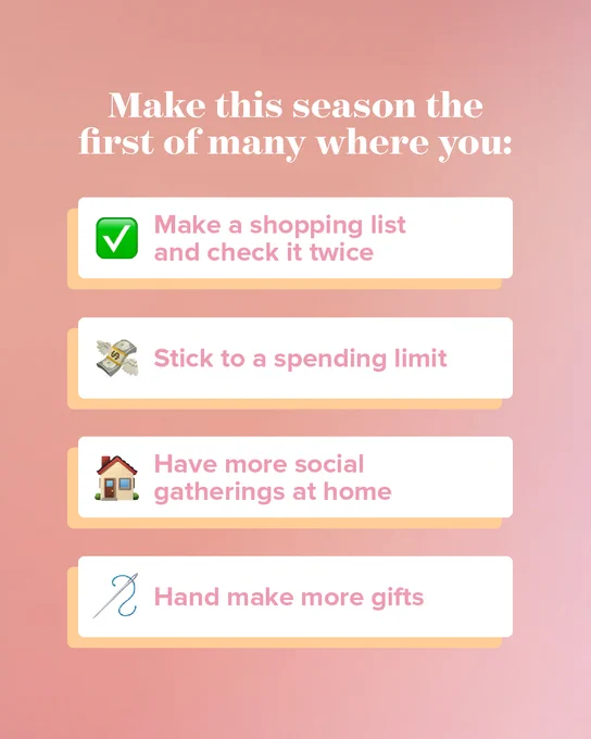 Get your spending in order.
