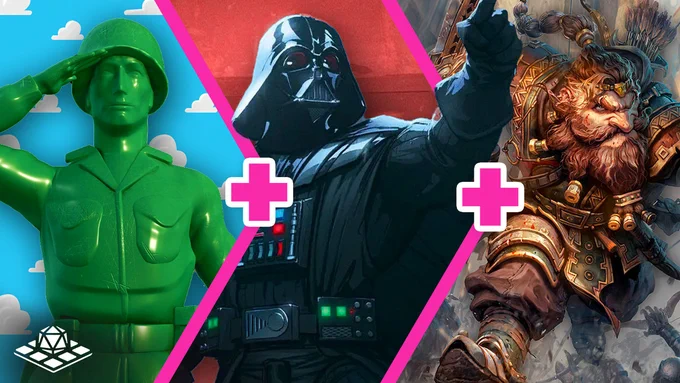 Tabletop News Episode 10 Thumbnail of Star Wars: Unlimited's Darth Vader, Art in Gaming & free games for tabletop gamers