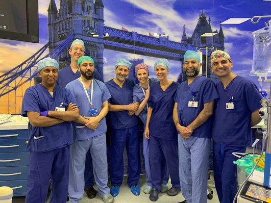 Image of Surgical team at King's - Fetoscopic Closure 