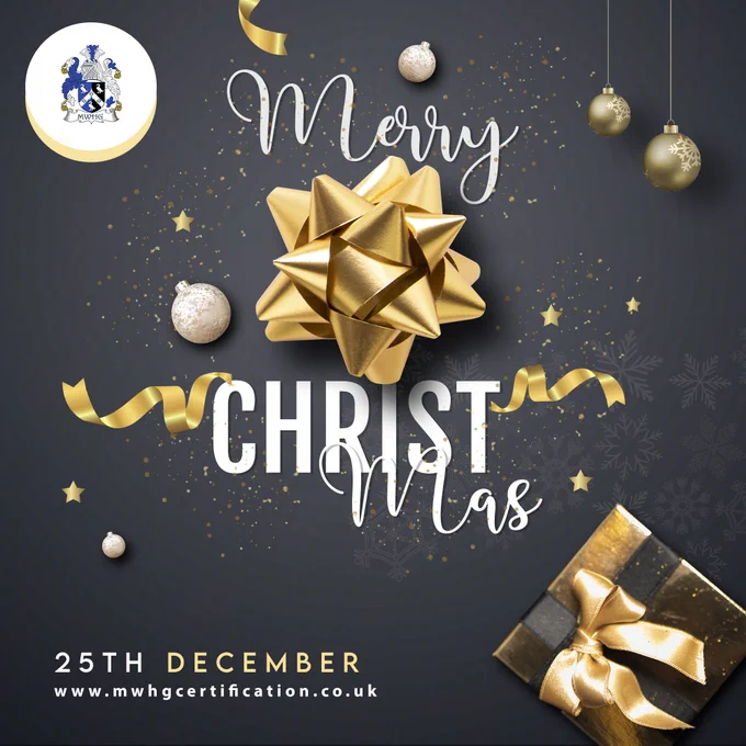 🎄✨ Merry Christmas! 🎅🎁 May your day be wrapped in love, filled with joy, and sprinkled with moments of pure magic. From cozy gatherings to heartwarming traditions, may this day be a beautiful celebration of love, family, and the joy of giving. Wishing you all the warmth and wonder this festive season brings! 🌟❤️.

Get in Touch:
  🌐: https://mwhgcertification.co.uk/
  ✉️: info@mwhgcertification.co.uk
  ☎️: 020 8090 4209