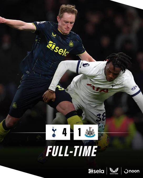 Full-Time | Spurs 4 Newcastle United 1 