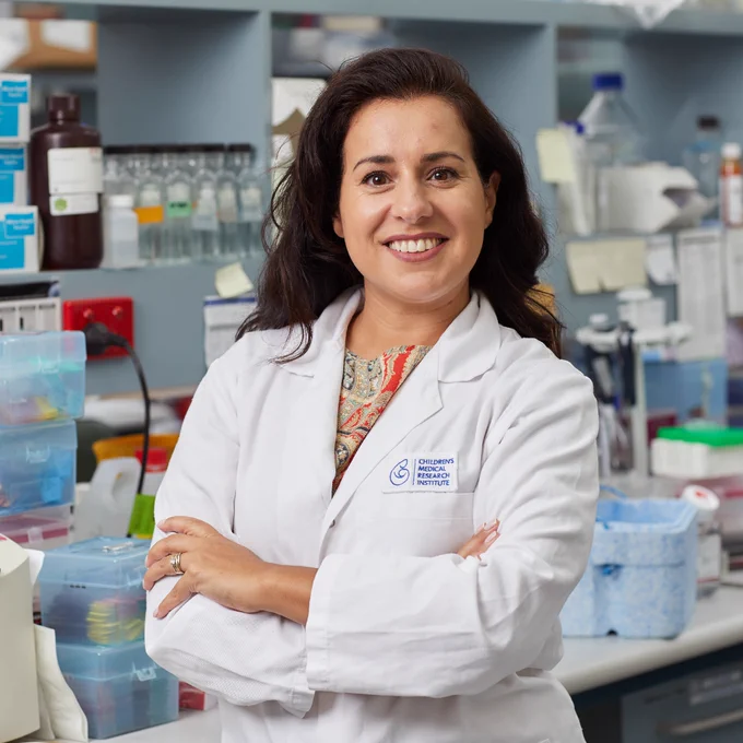 Associate Professor Anai Gonzalez Cordero at the CMRI labs.