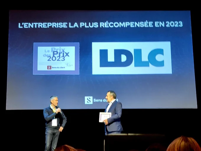 LDLC est l'entreprise la plus récompensée en 2023 dans le domaine de la Relation Client !