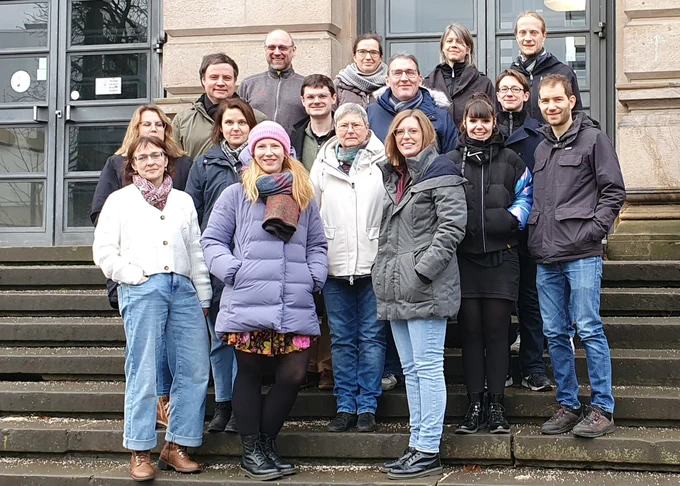 Open Access Staff Week an der UB Braunschweig: Gruppenbild