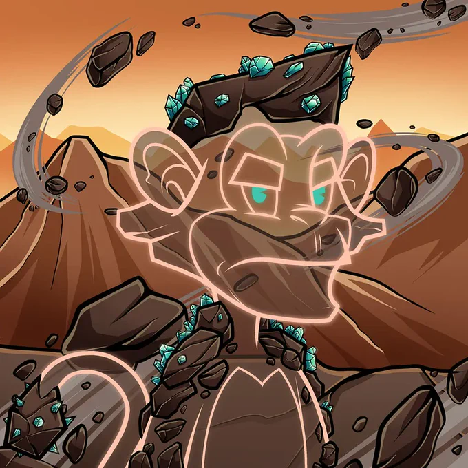 Ordinals Spirit Monkey Earth Elemental Idol