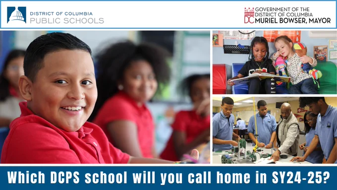 Which DCPS school will you call home in School Year 2024-2025?