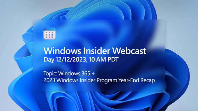 A Windows Bloom background