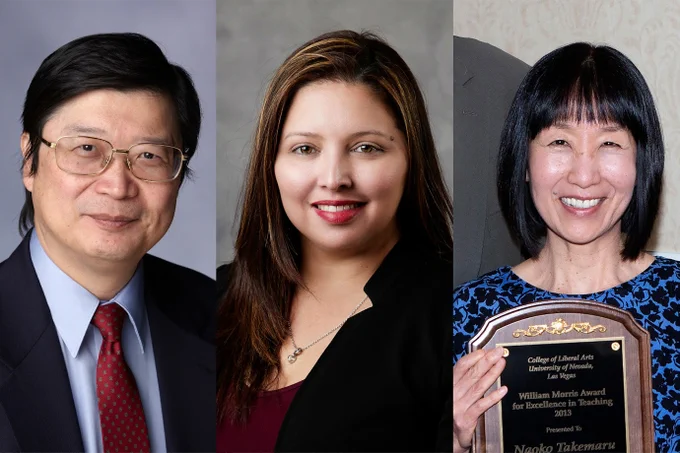 Dr. Jerry Cha-Jan Chang, Dr. Patricia Navarro Velez, and Dr. Naoko Takemaru. 