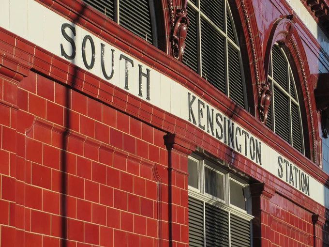 Outside of South Kensington Station