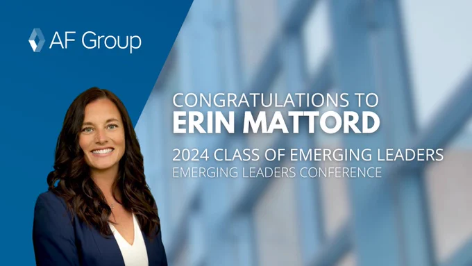 Erin Mattord, Manager of Training, Delivery and Education, AF Group
