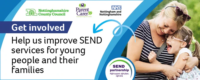 get involved! help us improve SEND services for young people and their families