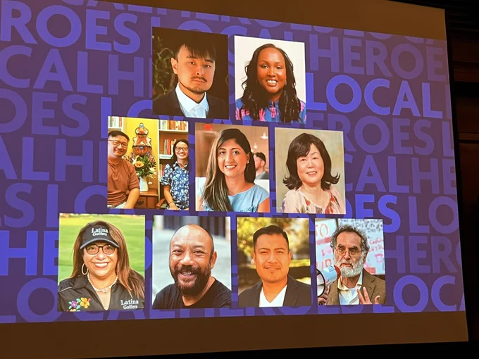 Graphic of PBS SoCal KCET 2023 Local Heroes Honorees and Nominees