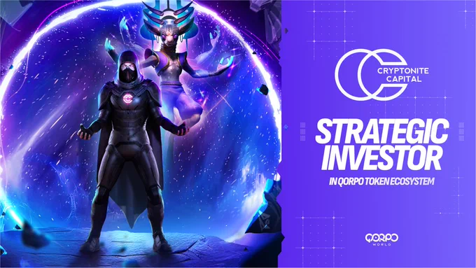 Cryptonite Capital x QORPO WORLD - strategic investor, token