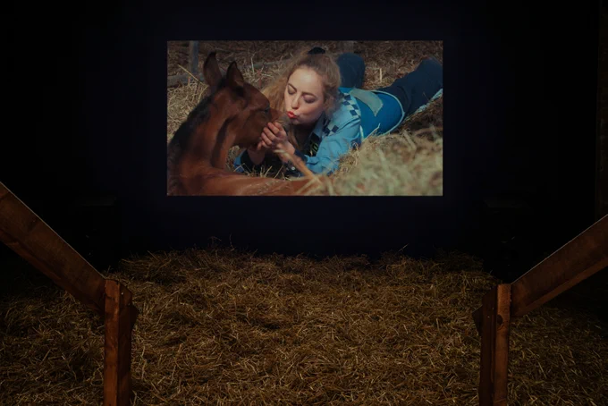 Josefin Arnell, 'Beast and Feast' (2023) at Cell Project Space, 2023. Photo credit: Jonas Balsevičius