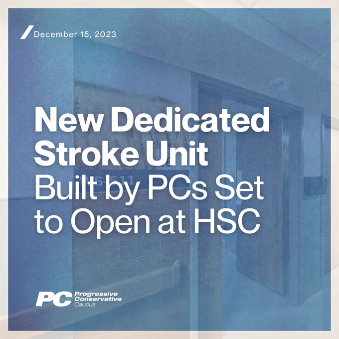New Dedicated Stroke Unit Built by PCs Set to Open at HSC
