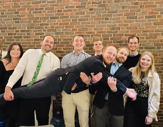 Rowland Institute Holiday Party 2023 with Feldmann Group