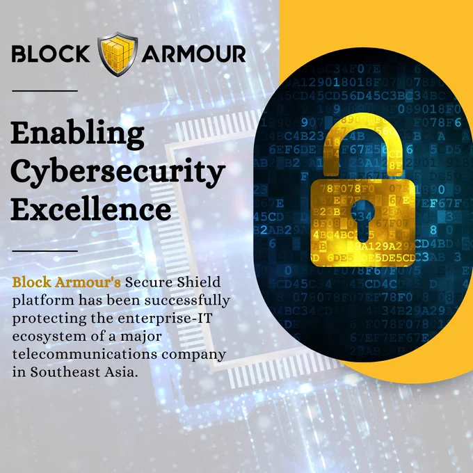 Block Armour's Secure Shield platform protecting a major Telco in Southeast Asia. 